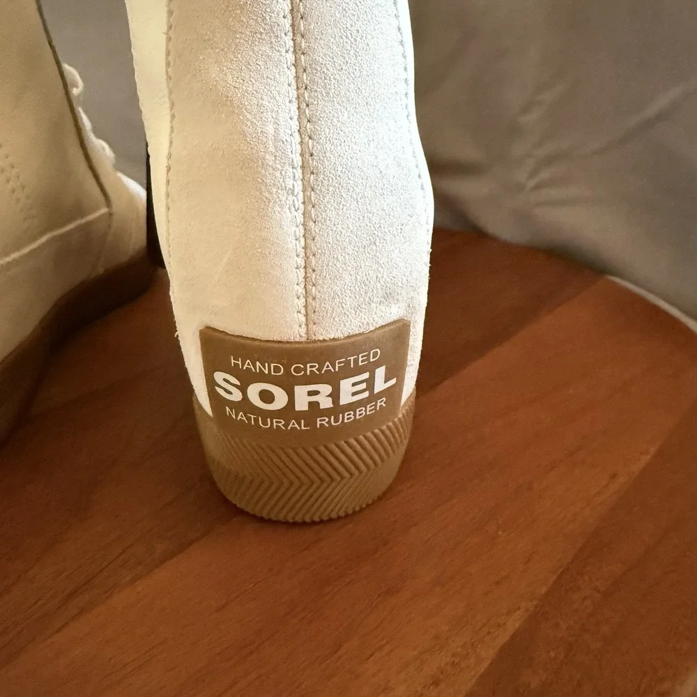 Sorel Women Out N‎ About Wedge Bootie Sea Salt/Gum NL4913-125 size 10 Waterproof